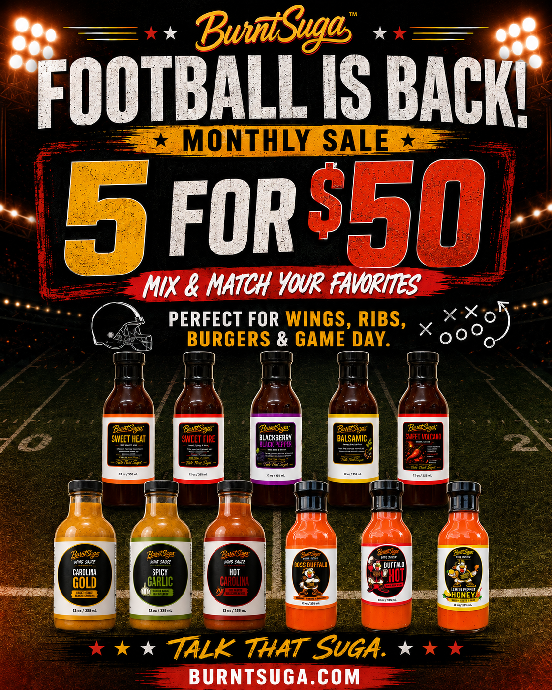 5 for $50
